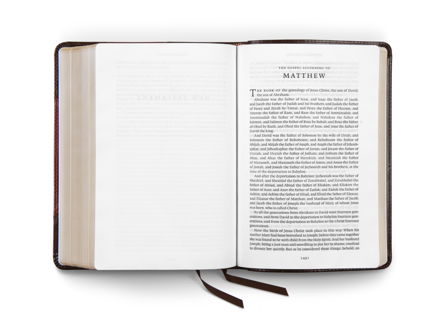 ESV Reader's Bible, Trutone, Brown/Cordovan - Re-vived