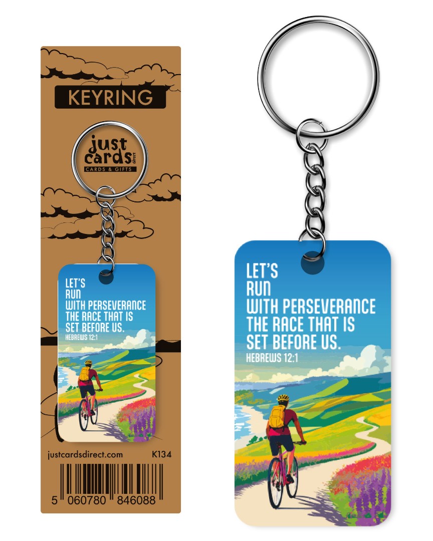 Run With Perseverance Keyring - Re-vived