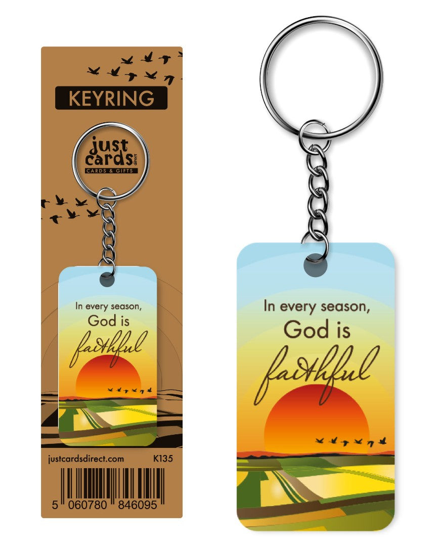 God Is Faithful Keyring - Re-vived