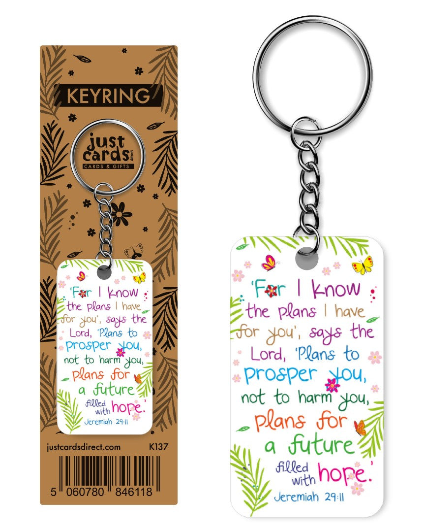 I Know The Plans Keyring - Re-vived