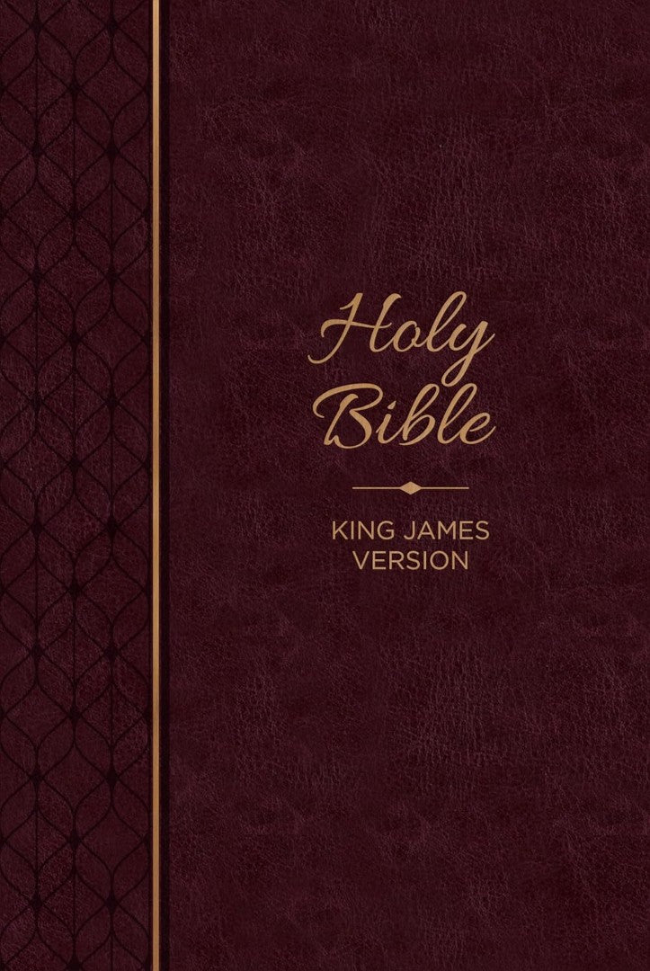 KJV Holy Bible Giant Print Maroon - Re-vived