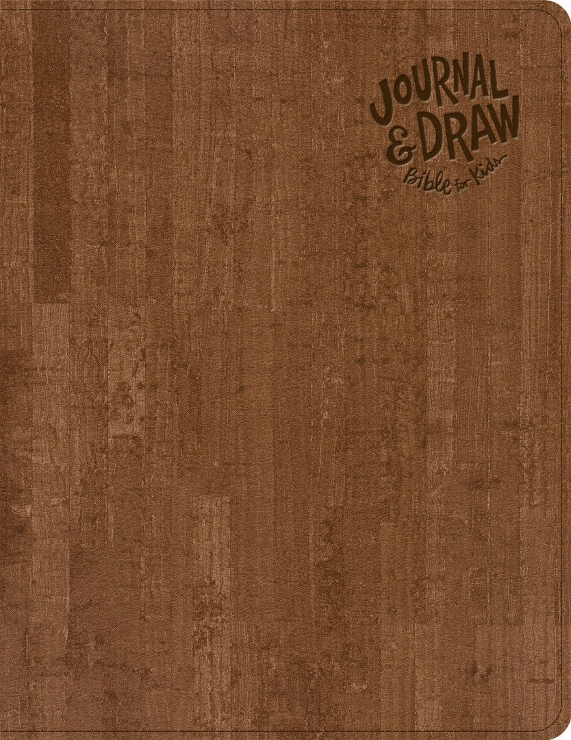 CSB Journal and Draw Bible for Kids, Brown Cork - Re-vived