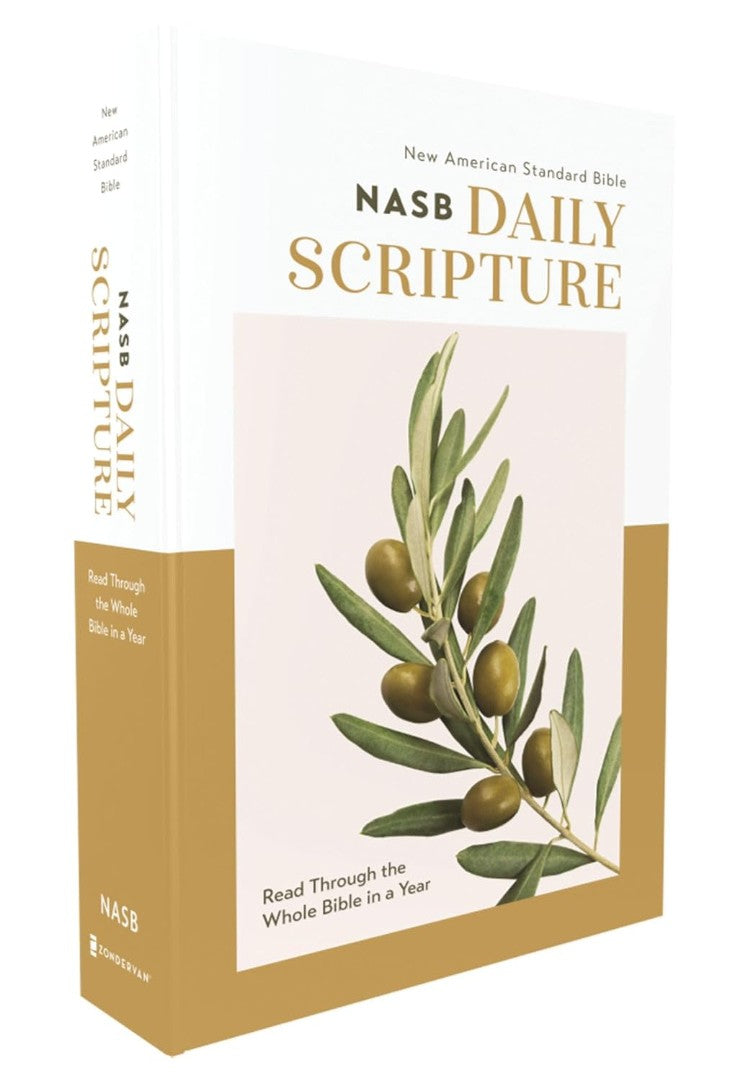NASB Daily Scripture, White/Olive, 1995 Text - Re-vived