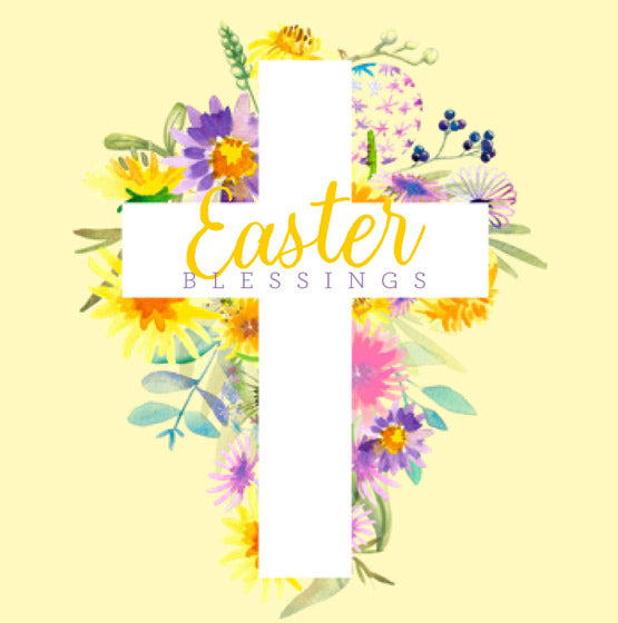 Easter Mini Cards - Easter Blessings (Pack Of 5) - Re-vived