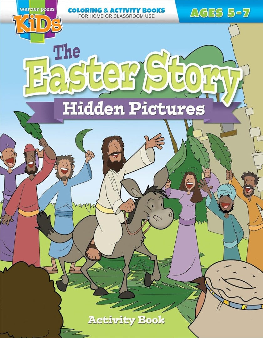 The Easter Story Hidden Pictures Activity Book, Ages 5-7 - Re-vived