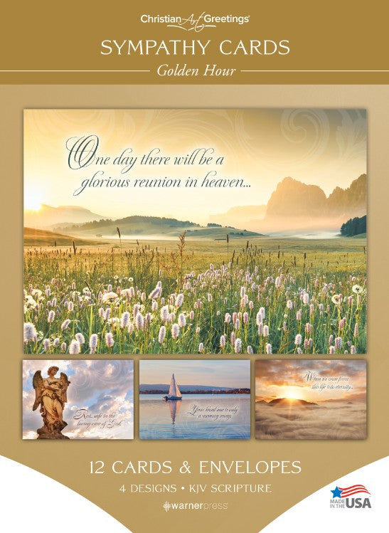 Golden Hour Sympathy Boxed Cards (pack of 12) - Re-vived