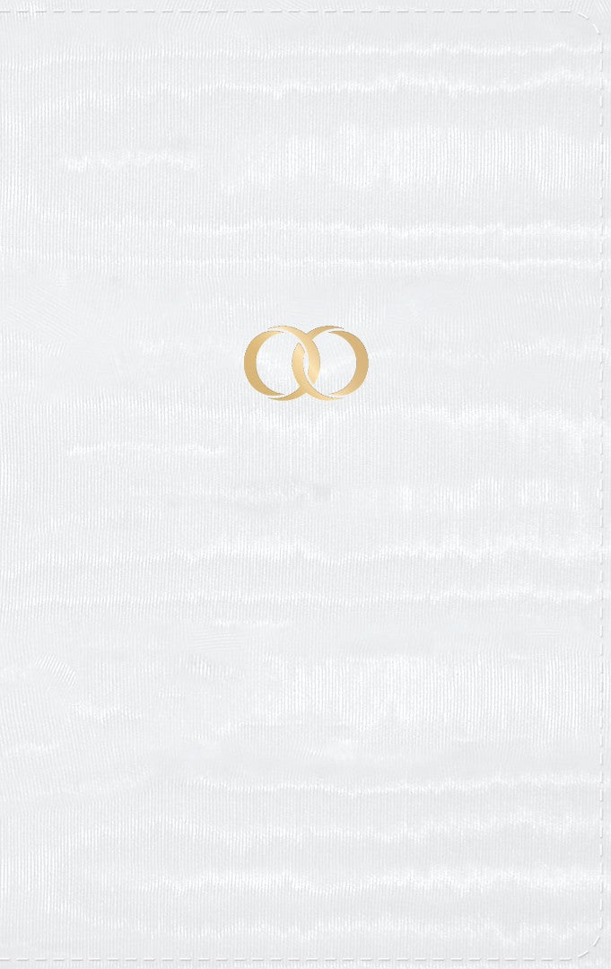 RVR 1960 Biblia Recuerdo De Boda, Blanco Y Dorado - Re-vived