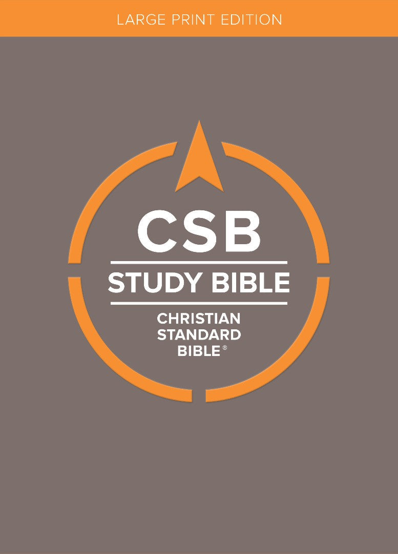 CSB Study Bible, Large Print Edition, Hardcover - Re-vived
