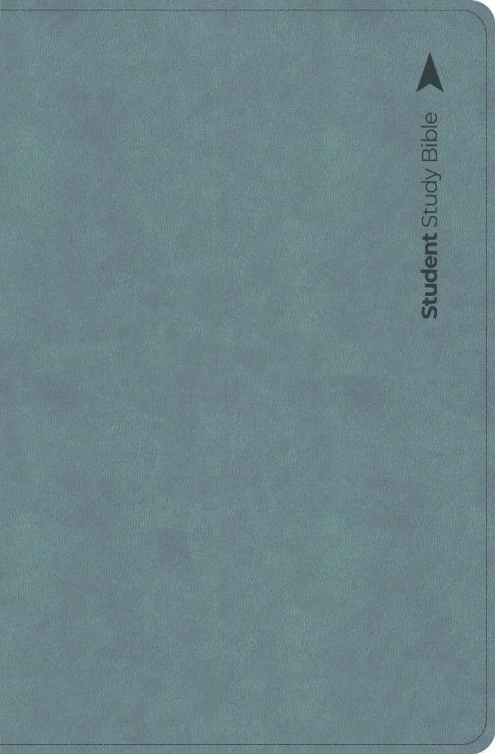 CSB Student Study Bible, Earthen Teal Suedesoft Leathertouch - Re-vived