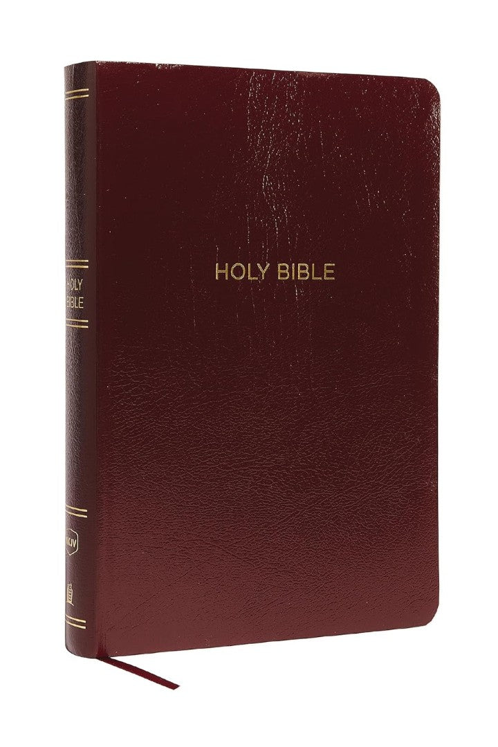 NKJV Holy Bible, Super Giant Print Reference Bible, Burgundy - Re-vived