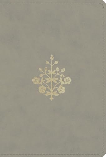 ESV Large Print Compact Bible, Red Letter, Stone - Re-vived