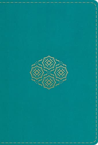 ESV Large Print Compact Bible, Red Letter, Teal - Re-vived