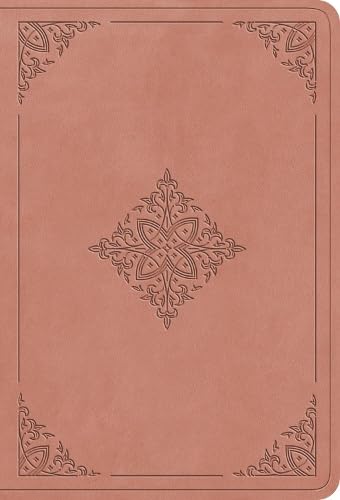 ESV Value Large Print Compact Bible, Blush Rose - Re-vived