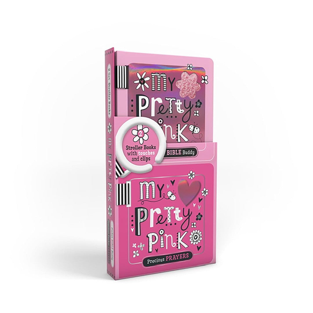 Shiny Vinyl Stroller Books Pink - Re-vived