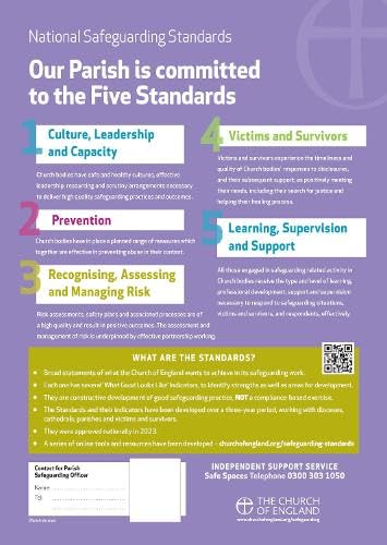 Safeguarding Standards Parish Poster - Re-vived