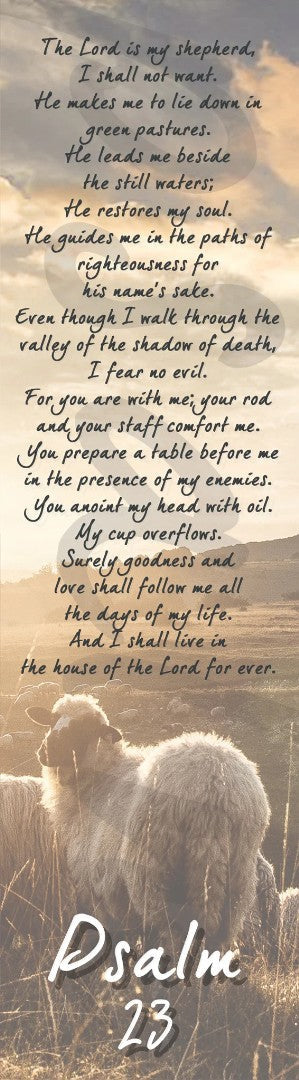Psalm 23 Bookmark (pack of 10) - Re-vived
