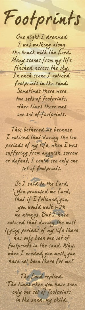 Footprints 2025 Bookmark (pack of 10) - Re-vived