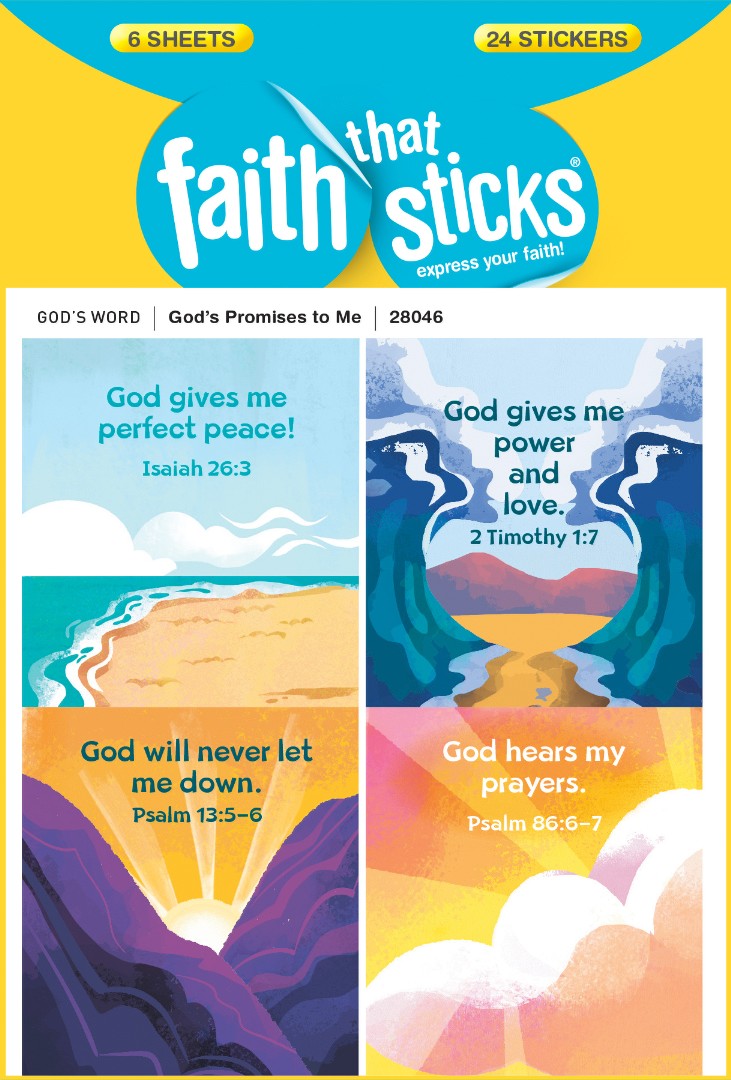 Go Bible: God's Promises to Me - Faith That Sticks Stickers - Re-vived