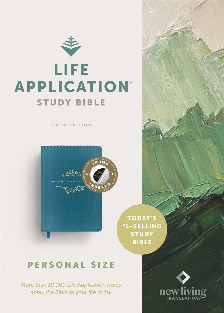 NLT Life Application Study Bible, Third Edition, Teal - Re-vived