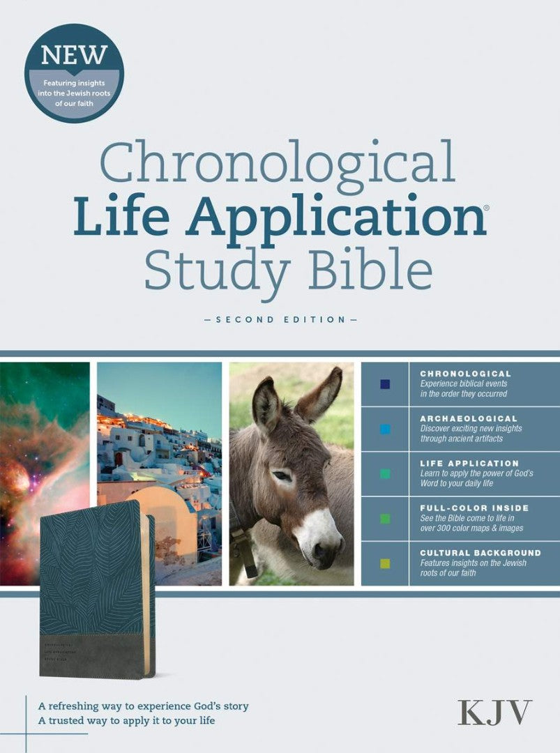 KJV Chronological Life Application Study Bible, 2nd Edition - Re-vived