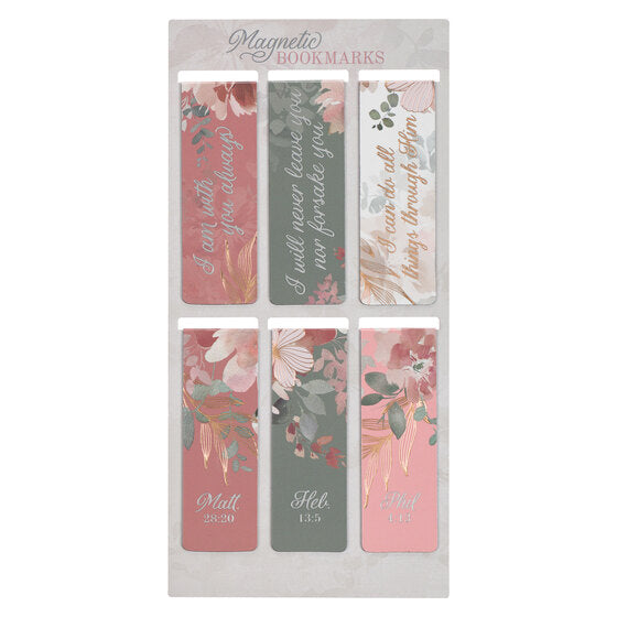 Assurance In Bloom Magnetic Bookmark Set - Re-vived