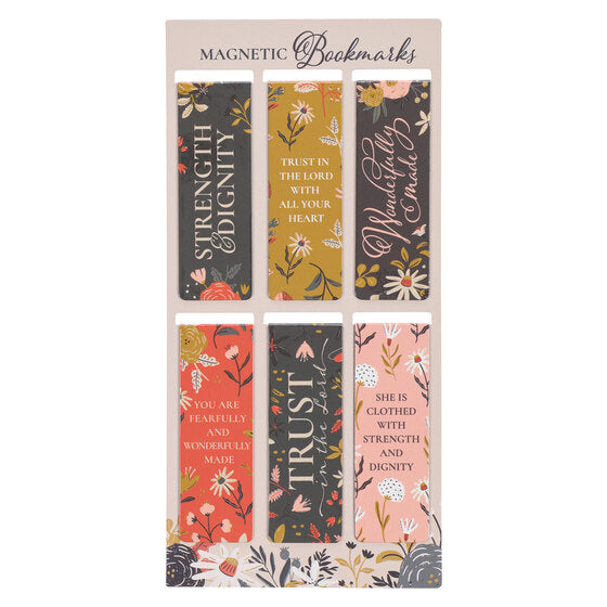 Worthy Autumnal Medley Magnetic Bookmark Set - Re-vived