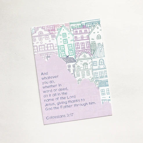 In The Name Of The Lord Mini Sharing Card - Re-vived
