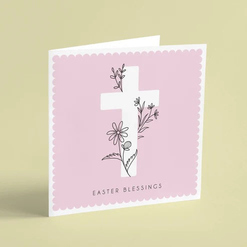 Easter Blessings Card & Envelope - Re-vived
