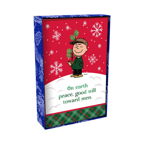 Christmas Boxed Cards: Peanuts - Goodwill (Box of 18) - Re-vived