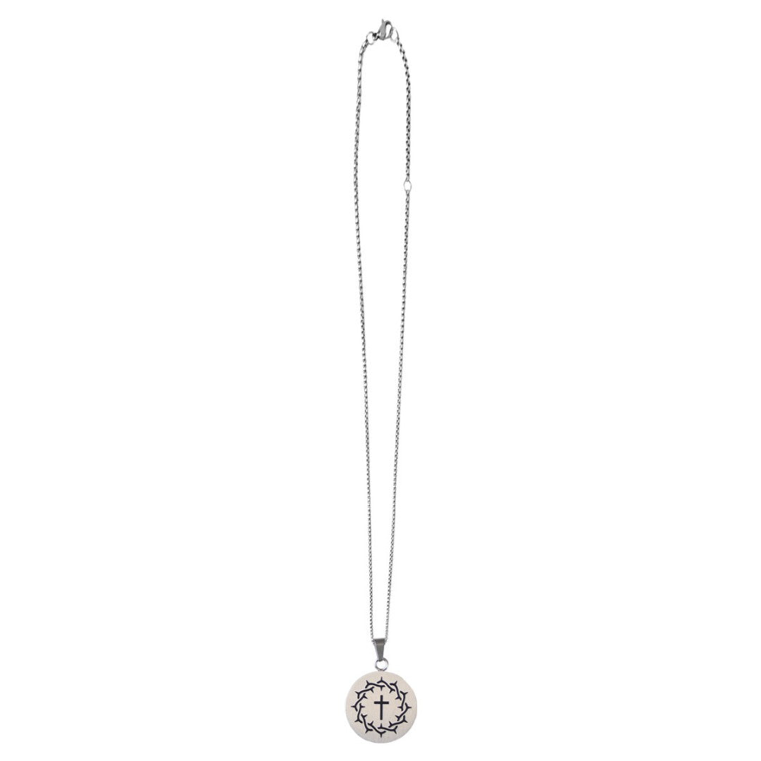 Crown Cross Necklace - Re-vived