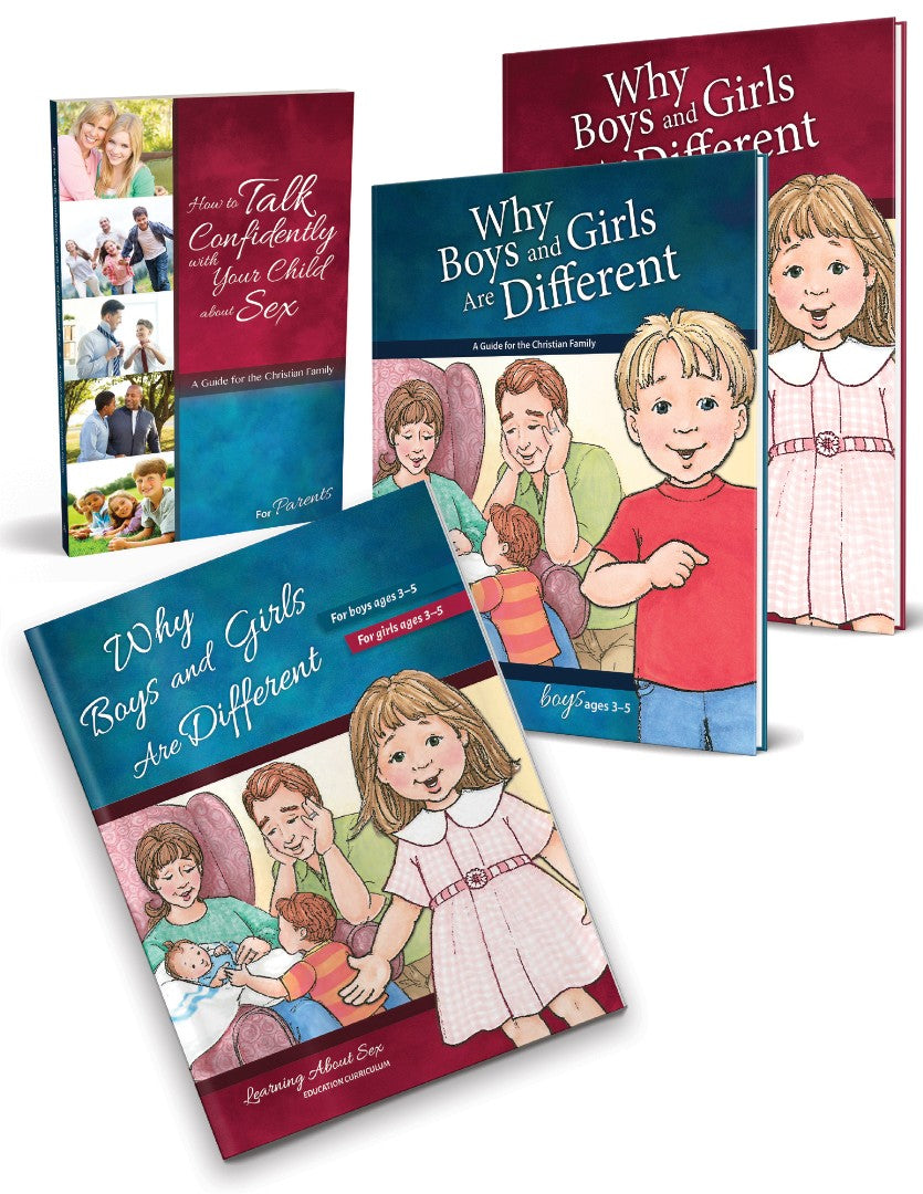 Why Boys and Girls are Different: Ages 3-5 Curriculum Bundle - Re-vived