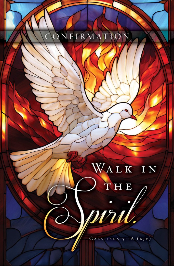 Walk in the Spirit Confirmation Bulletin (pack of 100) - Re-vived