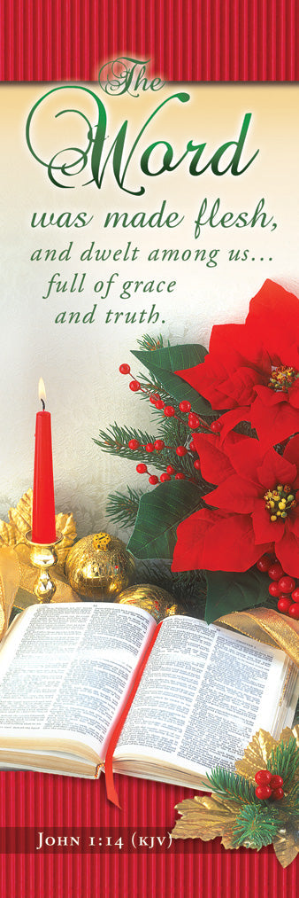 Word was Made Flesh Christmas Bookmark (pack of 25) - Re-vived