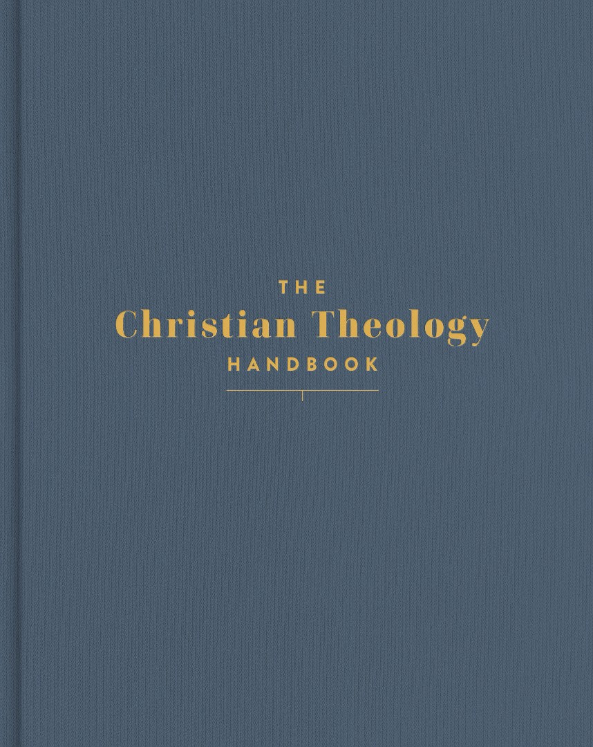 The Christian Theology Handbook, Denim Cloth Over Board - Re-vived