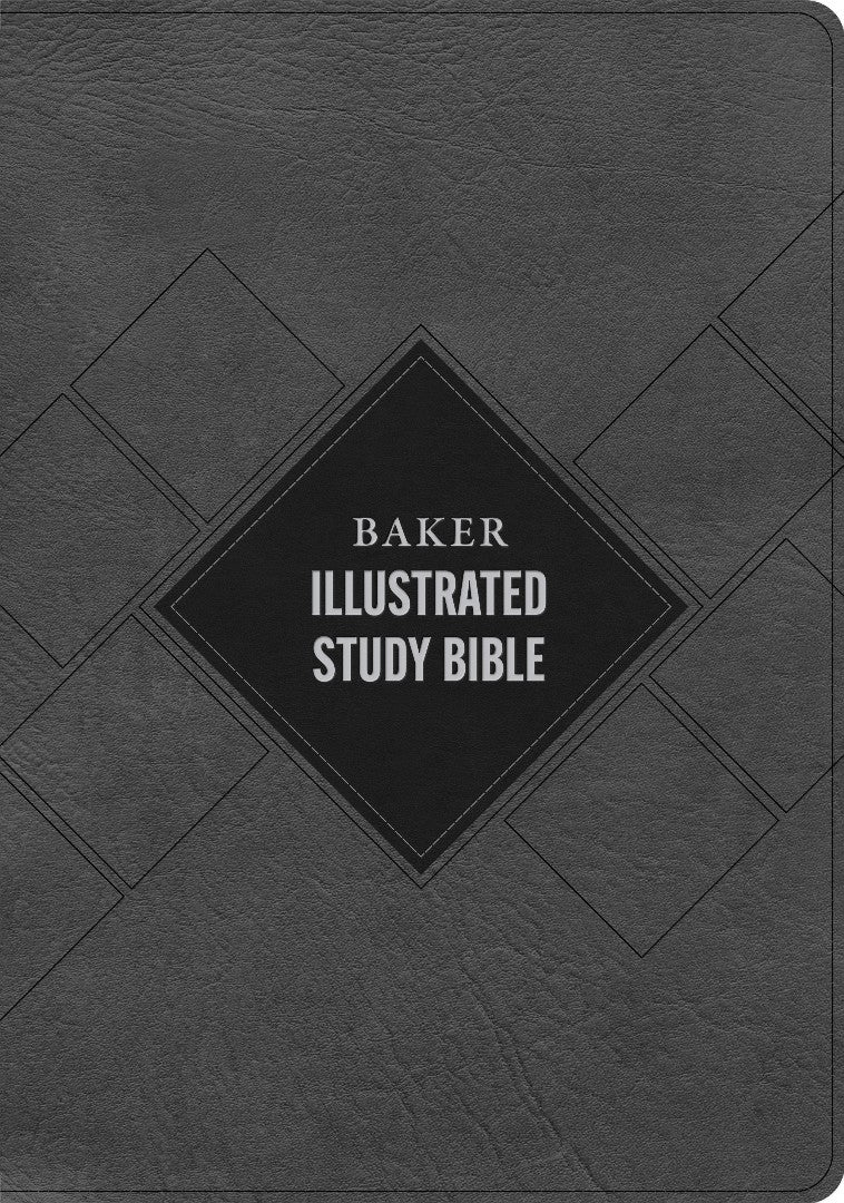 CSB Baker Illustrated Study Bible, Charcoal, Indexed - Re-vived