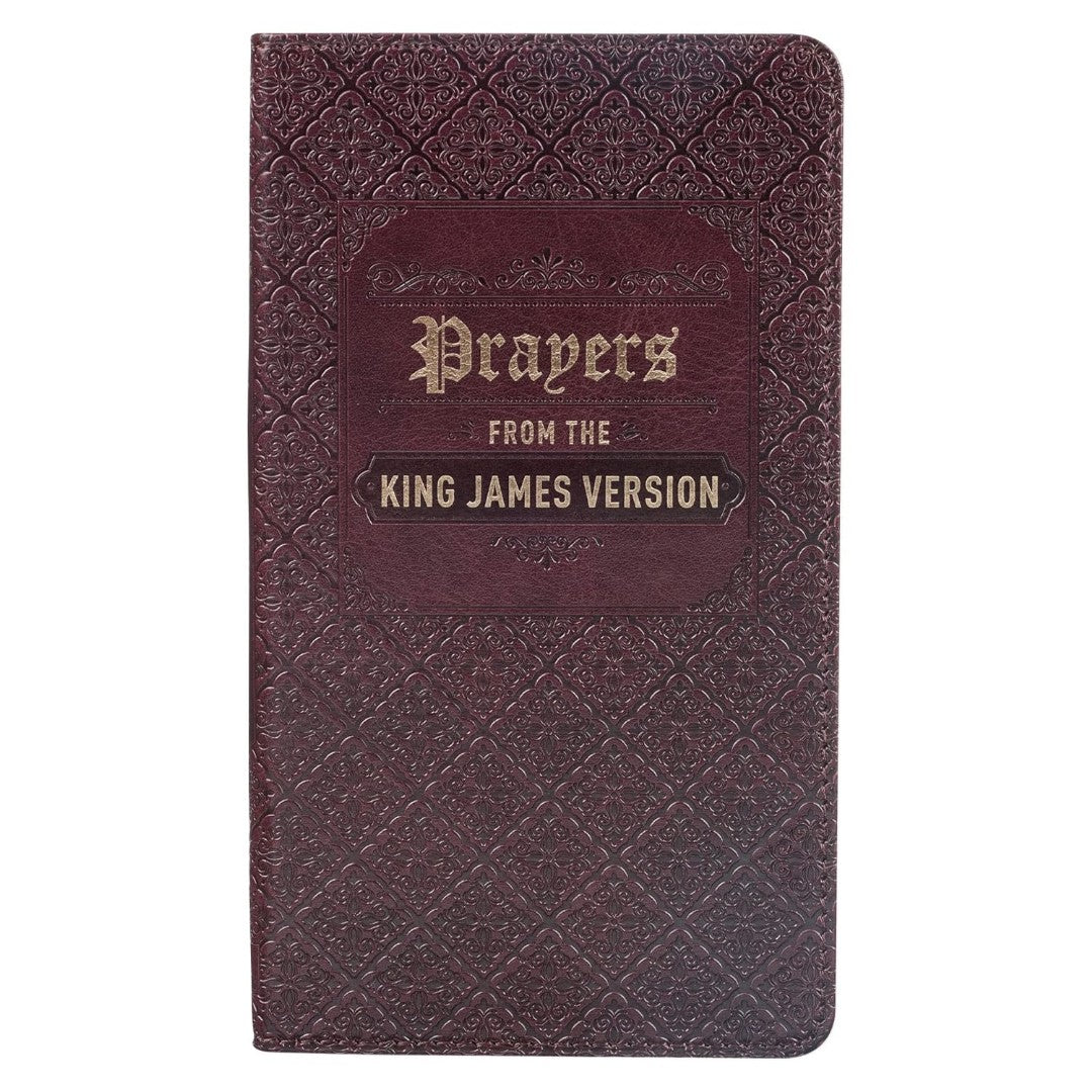Prayers From The King James Version Brown Faux Leather Gift - Re-vived