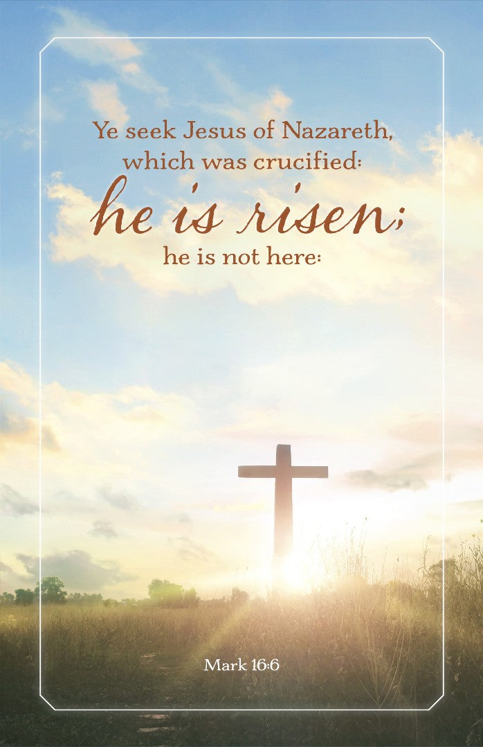 Easter Bulletin: Ye Seek (Pack of 100) - Re-vived