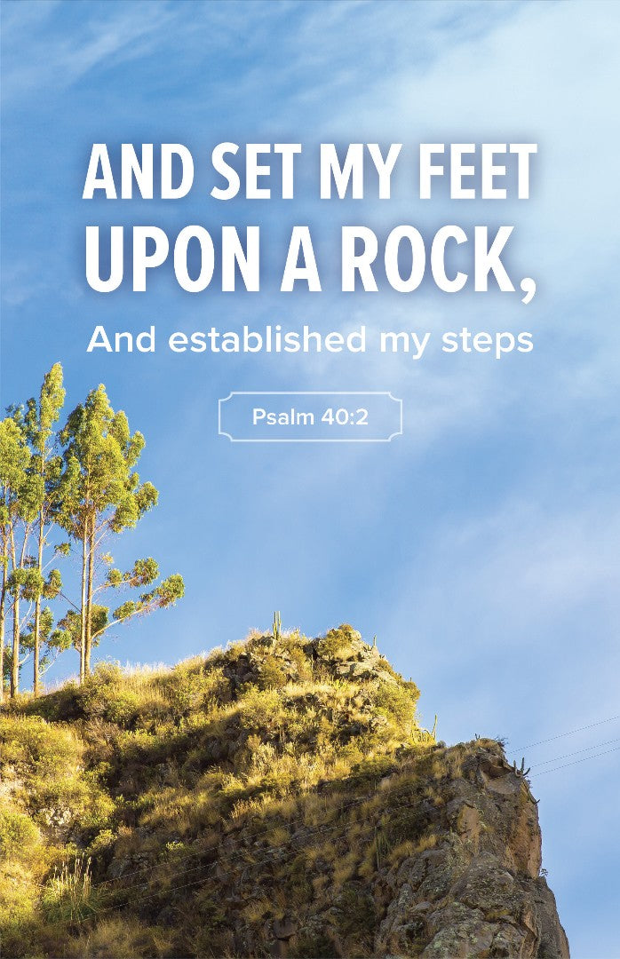 General Worship Bulletin: Set My Feet (Pack of 100) - Re-vived