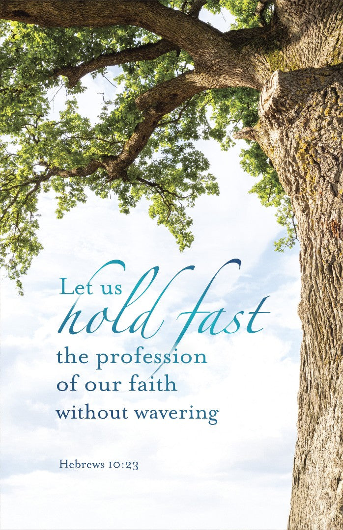 General Worship Bulletin: Hold Fast (Pack of 100) - Re-vived