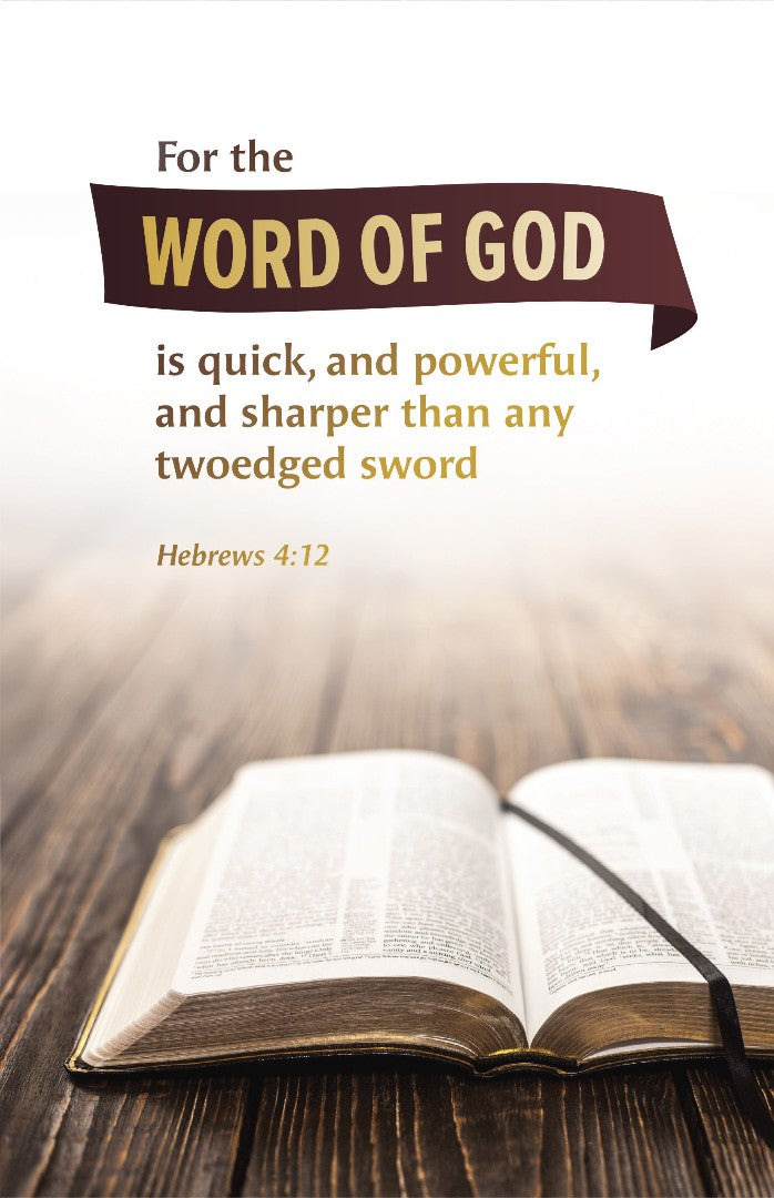 General Worship Bulletin: The Word (Pack of 100) - Re-vived