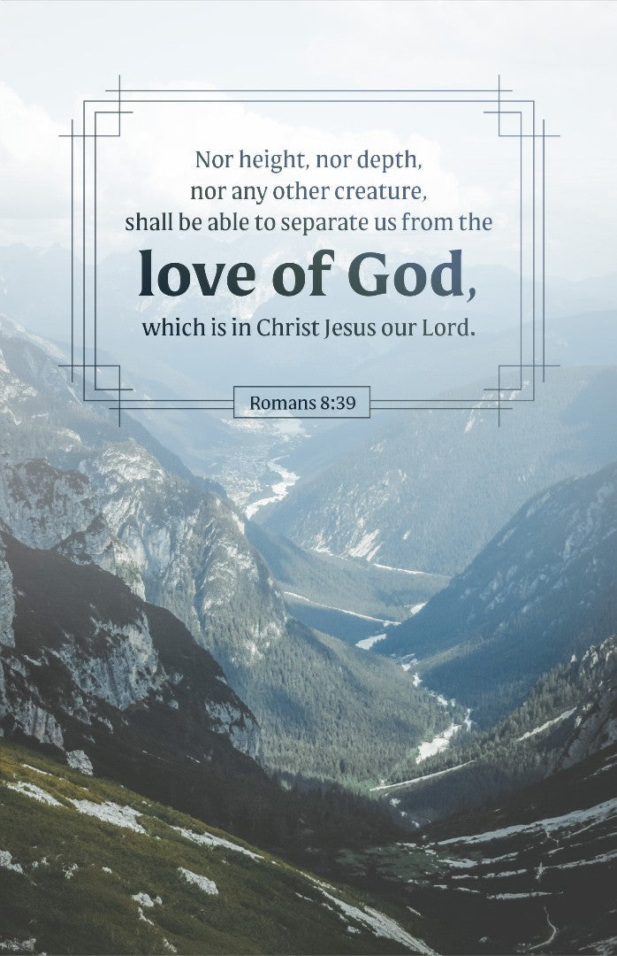General Worship Bulletin: Love of God (Pack of 100) - Re-vived