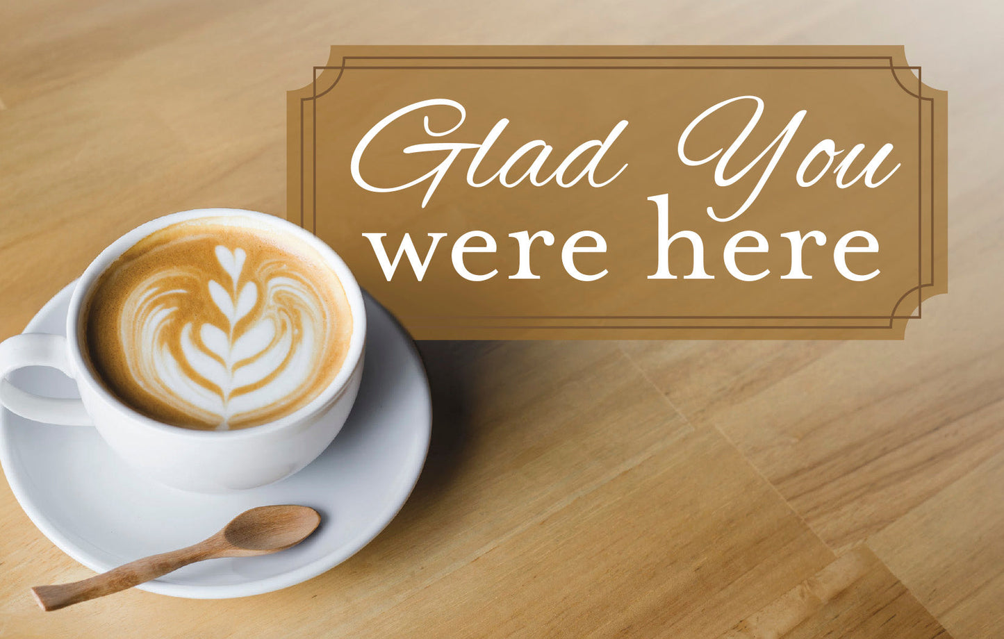 Outreach Postcard: Glad You Were Here (Pack of 25) - Re-vived