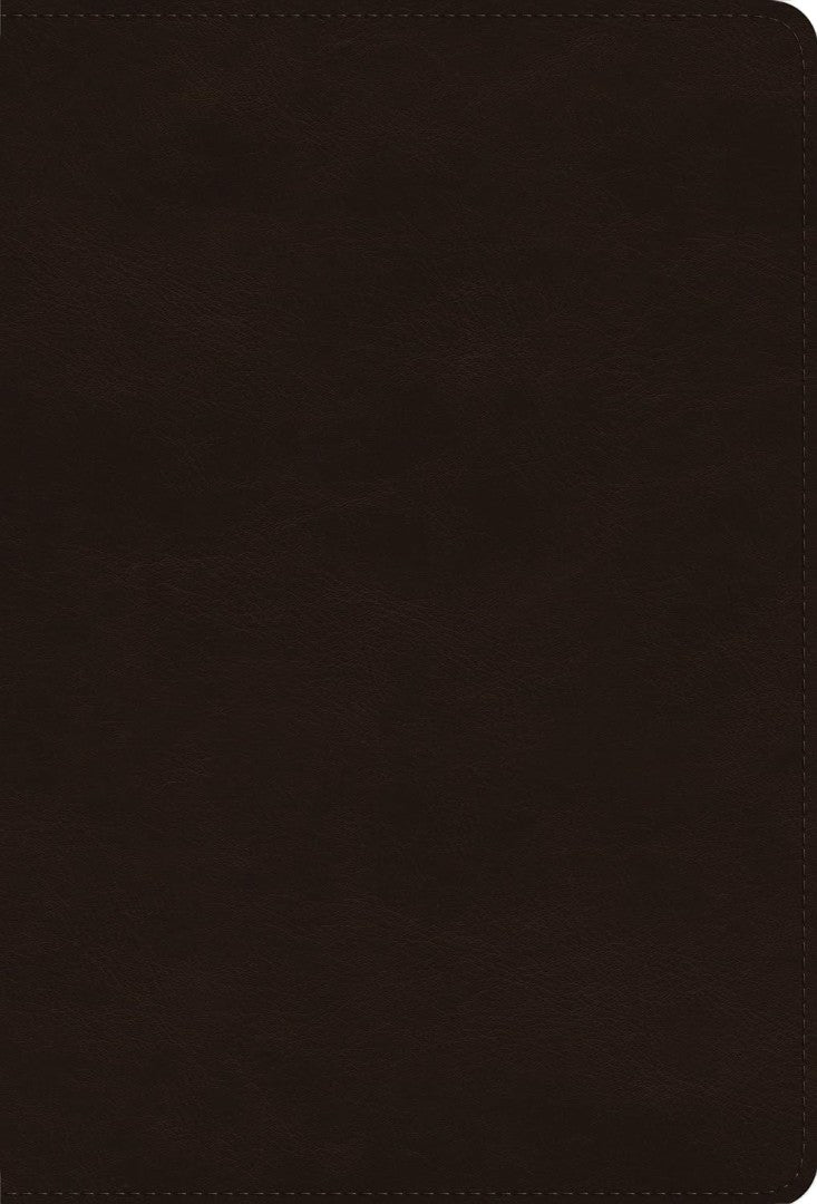 ESV Giant Print Thinline Bible, Deep Brown - Re-vived