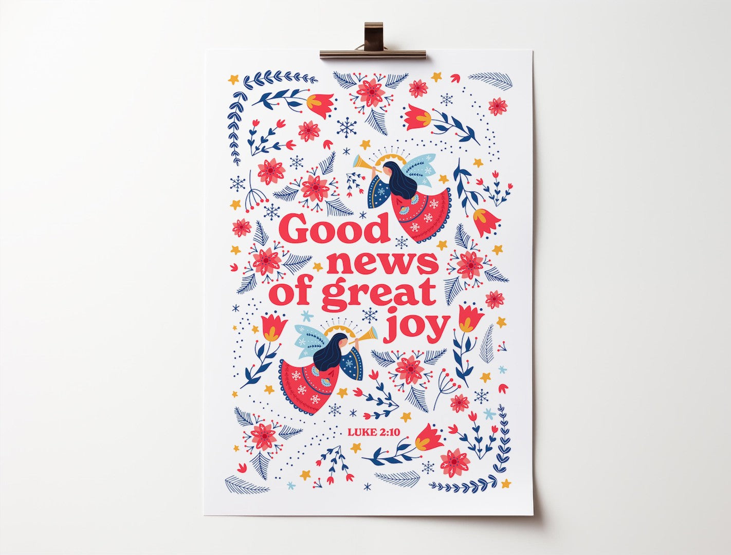 Good News Of Great Joy A4 Poster - Re-vived