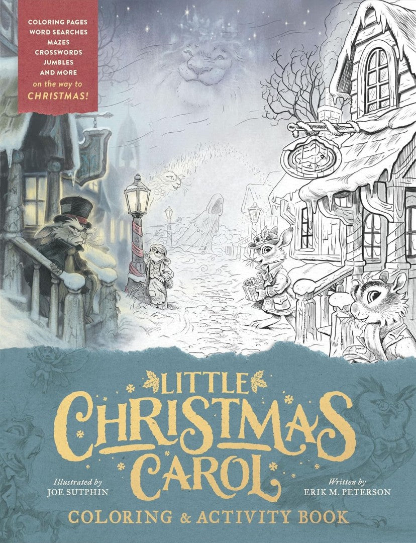 Little Christmas Carol Coloring & Activity Book - Re-vived