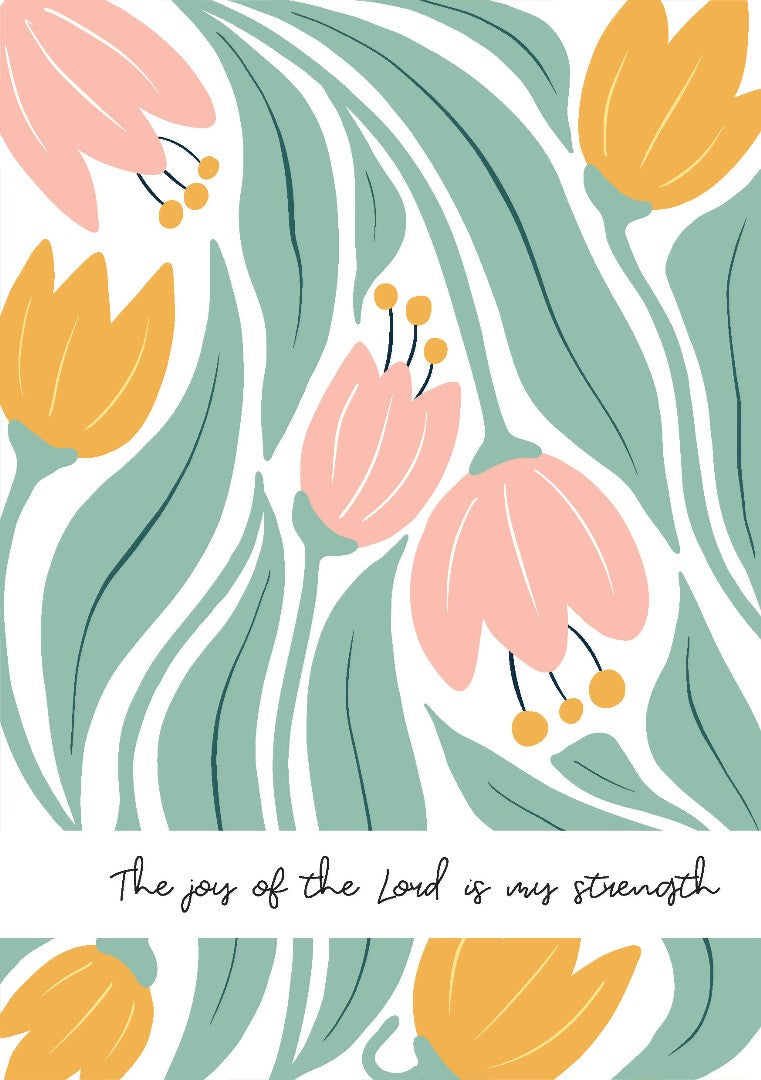 The Joy Of The Lord A5 Notebook - Re-vived