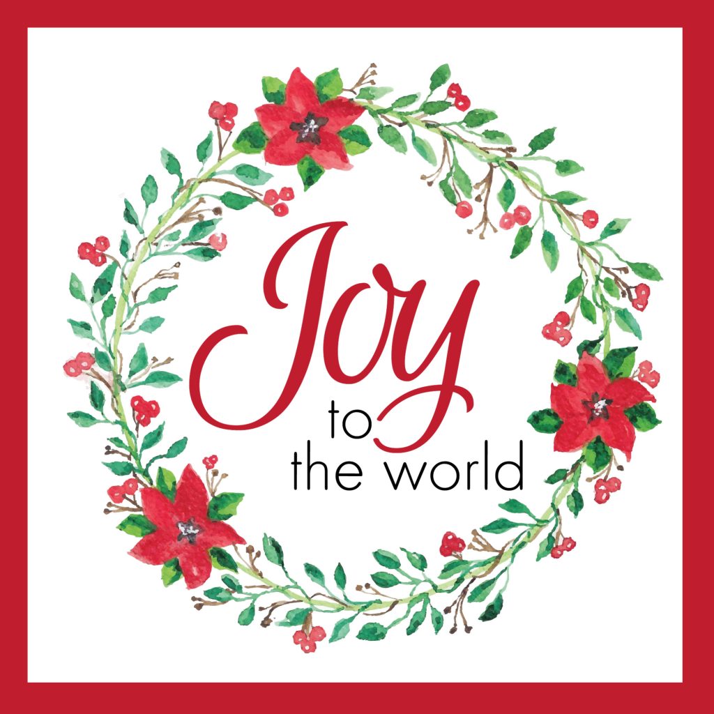 Joy Wreath Christmas Cards - Re-vived