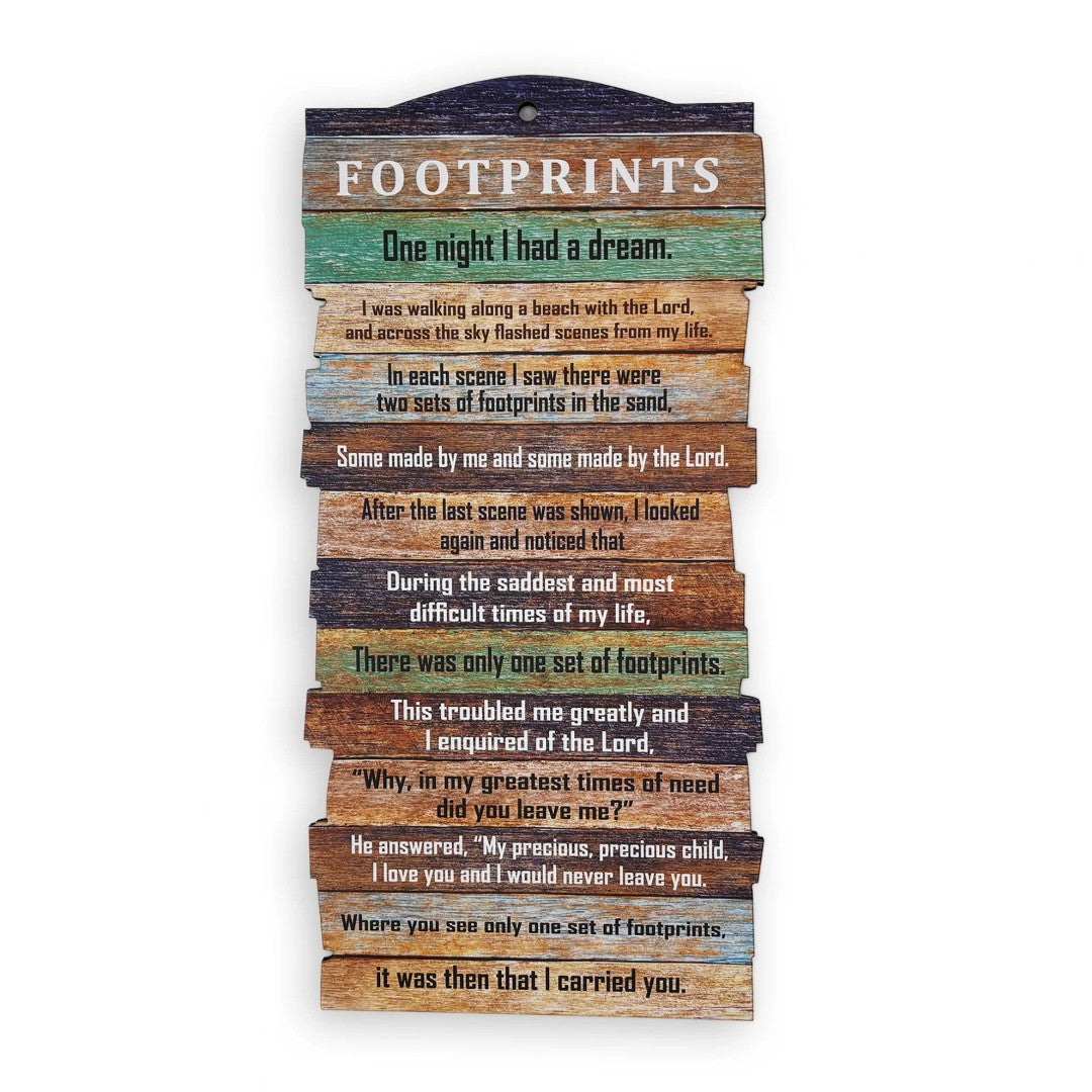 Large Stacked Wooden Plaque – Psalm 23 - Re-vived