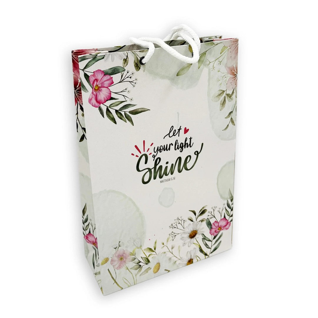 Medium Gift Bag – Let Your Light Shine (Matthew 5:16) - Re-vived
