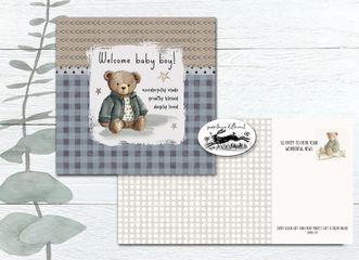 Baby Boy - Teddy - Wonderfully Made - Re-vived